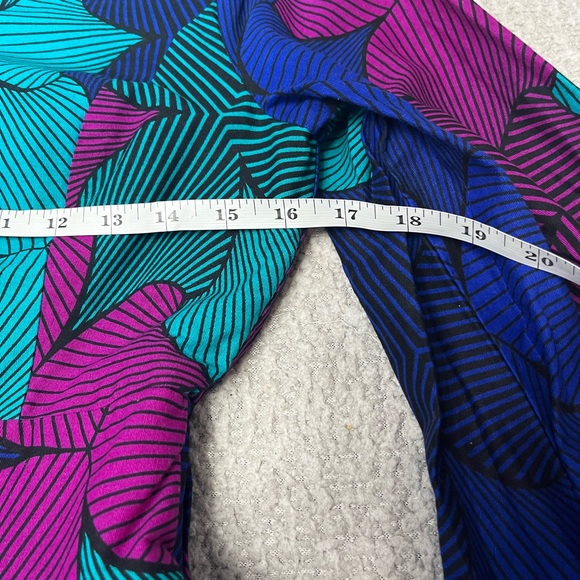 Mae Oti African Ankara Wax Print Peplum Top Full Zip Blouse Size S - Picture 14 of 17